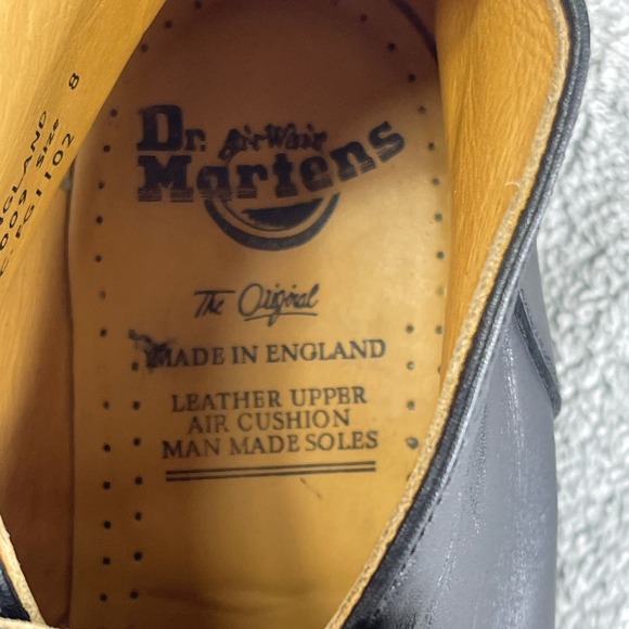Dr. Martens Boots Mens 8 Black Leather Loafer Moc Toe AirWair Bouncing Soles main image 11